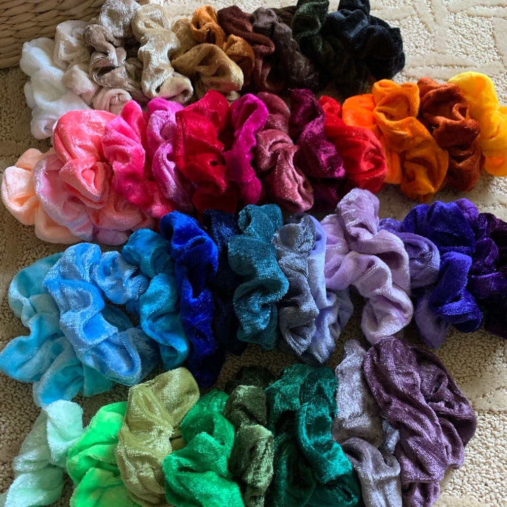Velvet Scrunchies (5/$10)
